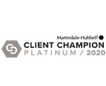 Martindale-Hubbell | Client Champion Platinum / 2020