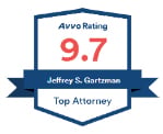 Avvo Rating 9.7 | Jeffrey S. Gartzman Top Attorney